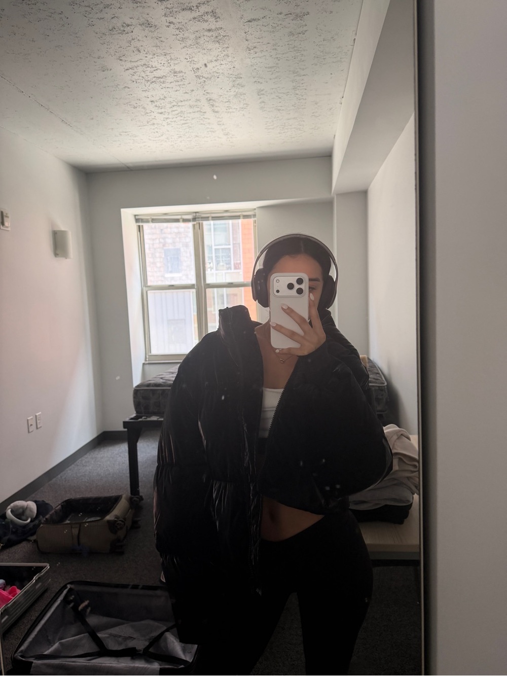 move out sale!! Garage Black Puffer Jacket